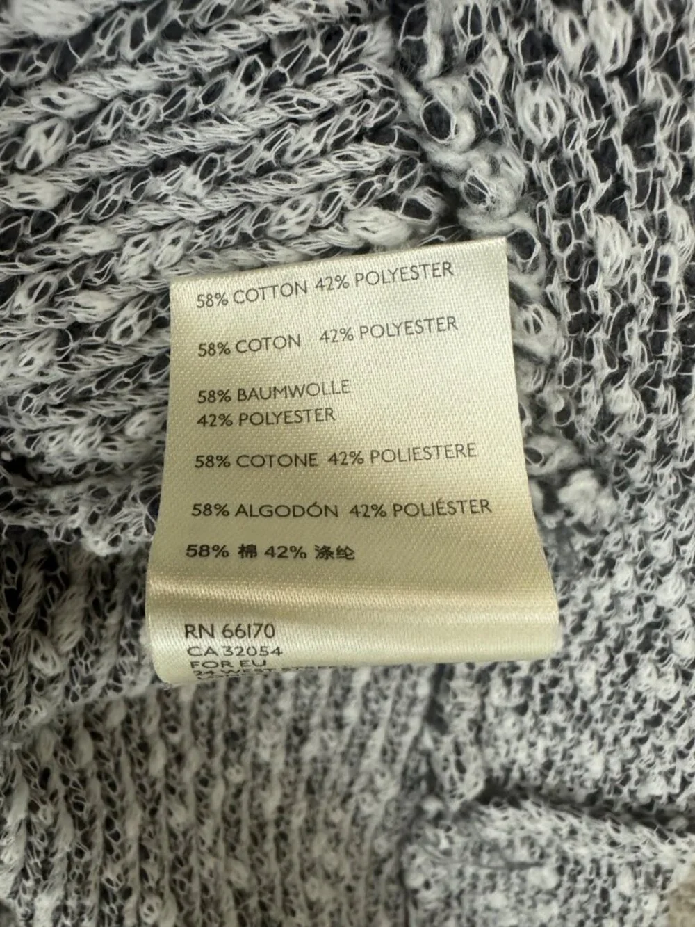 Free‎ People Bright Lights Dolman V-Neck Sweater Gray Marled Chunky Knit Size M